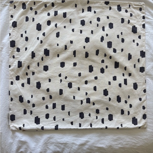 Caitlin Wilson Navy Spotted Pillow Cover - Picture 3 of 5